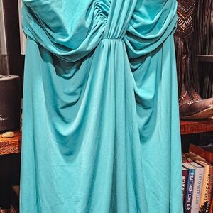 Elegant Turquoise Dress